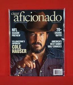 Cigar Aficionado September October 2024 Magazine Cole Hauser - Imagen 1 de 6