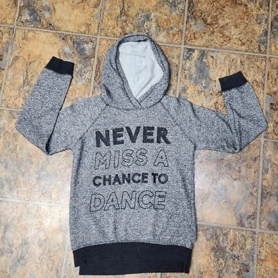 OLD NAVY GIRLS Camisa con Capucha Mangas Largas Gris Y Negro Talla L  Foto 1 de 4