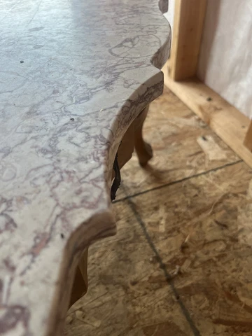Victorian Style Marble Coffee Table Cover