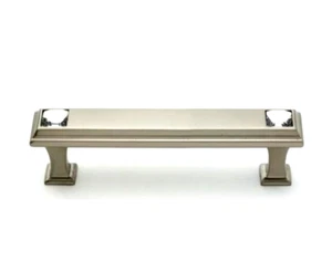 Alno C213-35-SN, 3-1/2"C/C Luxury Bar Handle Pull Cabinet Swarovski CrystalsFAST - Picture 1 of 5
