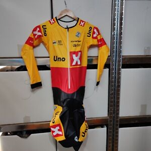 Bioracer Cycling Bib Size 2 / S Trousers Padded Triathlon Tights Uno X Team UCI