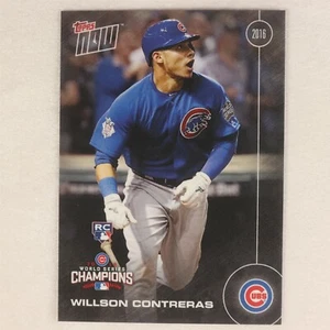 2016 Topps Now Card #WS-11: Chicago Cubs Willson Contreras (RC) - Picture 1 of 1