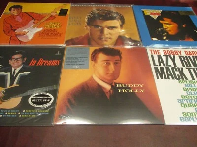 VERIFIED BUDDY HOLLY ELVIS NELSON DARIN ORBISON VINCENT AUDIOPHILE 180G LP SET - Image 1 of 2