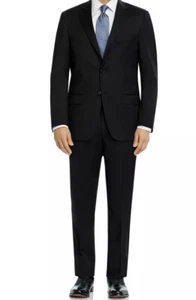Hart Schaffner Marx Black New York Fit Wool Suit 40 Regular MSRP $895 - Picture 1 of 19