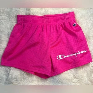 Champion Girls Hot Pink Athletic Shorts Sz Small - Picture 1 of 5