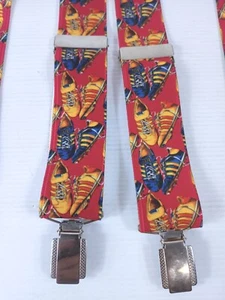 CAS Size M Suspenders Football Soccer Boots Elasticated German Silver Fittings - Picture 1 of 11