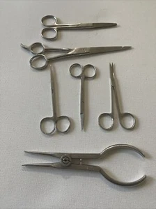 TIJERAS QUIRÚRGICAS DE COLECCIÓN PAKISTÁN/Alemania Acero Inoxidable Excelente Estado - Imagen 1 de 2
