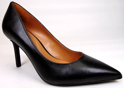 Zapatos de salón Jessica Simpson Nettles3 para mujer talla 6,0 M, cuero negro Foto 1 de 4