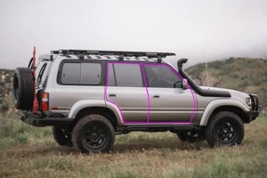 Rubber Doors Complete Seal Weatherstrip Set FOR Toyota Land Cruiser Fj80 1990-98 - Picture 1 of 6