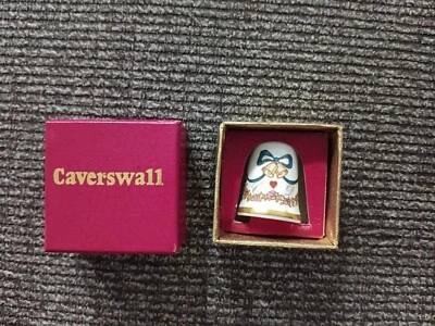Vintage 1981 CAVERSWALL THIMBLE Prince Charles & Princess Diana Casamento na Caixa - Imagem 1 de 2
