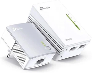 TP-Link TL-WPA4220KIT AV600 300Mbps PowerLine Extender - Increases Wi-Fi Range - Picture 1 of 8