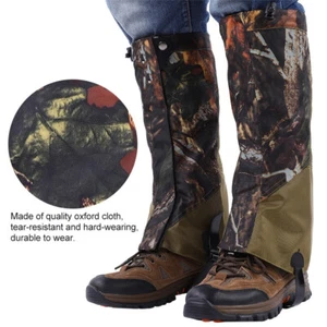 Waterproof Gaiters Leg Cover Adjustable for Outdoor Hiking Walking Climbing Snow - Picture 1 of 10