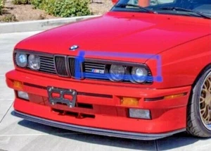 BMW E30 3-series Headlight Trims Covers Eyebrows Eyelids 1982 &up ABS plastic M3 - Picture 1 of 5