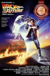 BACK TO THE FUTURE 1 I ONE 1985 OFFICIAL MOVIE ORIGINAL ART PRINT PREMIUM POSTER - Picture 1 of 4