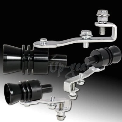 Simulador de válvula de soplado de escape turbo falso tamaño L BK silbador universal 3 Foto 1 de 3