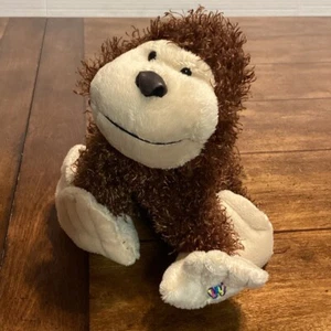 Ganz Webkinz Cheeky Monkey Plush Curly Brown Stuffed Animal Toy No Code  HM080 - Picture 1 of 8