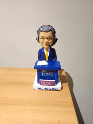 Bill Hillgrove Pitt Panthers Bobblehead SGA Pittsburgh Football Cover