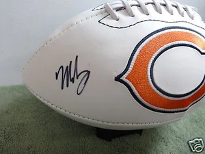 MIKE SINGLETARY CHICAGO BEARS SIGNED LOGO FOOTBALL W/COA - Picture 1 of 3