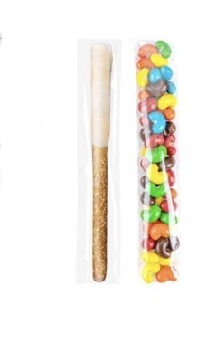 "Bolsas planas transparentes de celofán de 2"" x 10"" de 200 quilates 2,8 mm" Foto 1 de 4