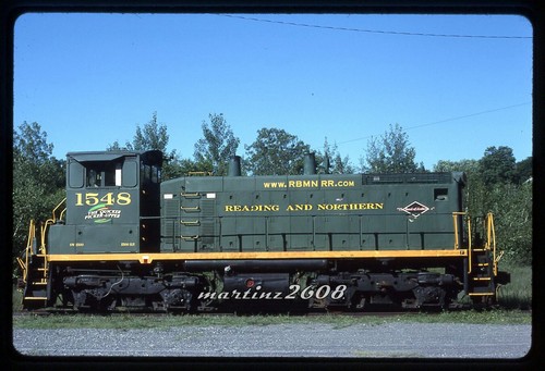(W) ORIG TRAIN SLIDE-READING & NORTHERN (R&N) 1548 ROSTER | eBay