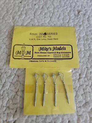 Mikes Models 4mm 700 SERIES C.A.T. No. 702 G.W.R. Swan Neck Gas Lamp - image 1 of 4