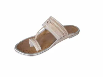 Men Shoes Leather US 6-9 Handmade Indian Casual Slippers Slip Ons Flat - Image 1 of 4