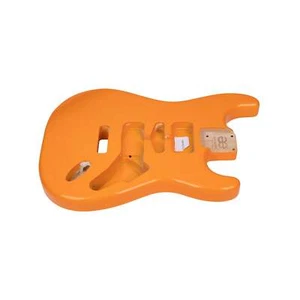 AE Guitars® S-Style Alder Replacement Guitar Body Capri Orange - Picture 1 of 6