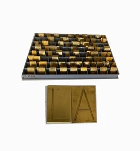 NEW HERMES FONT BLOCK LETTER SET used - Picture 1 of 3