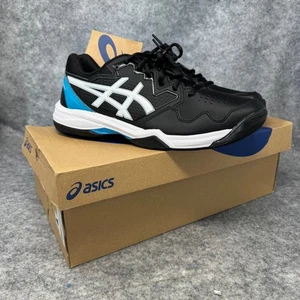 Scarpe da tennis Asics Gel-Dedicate 7 uomo taglia 10 nero/blu sneakers sportive NUOVE - Foto 1 di 10