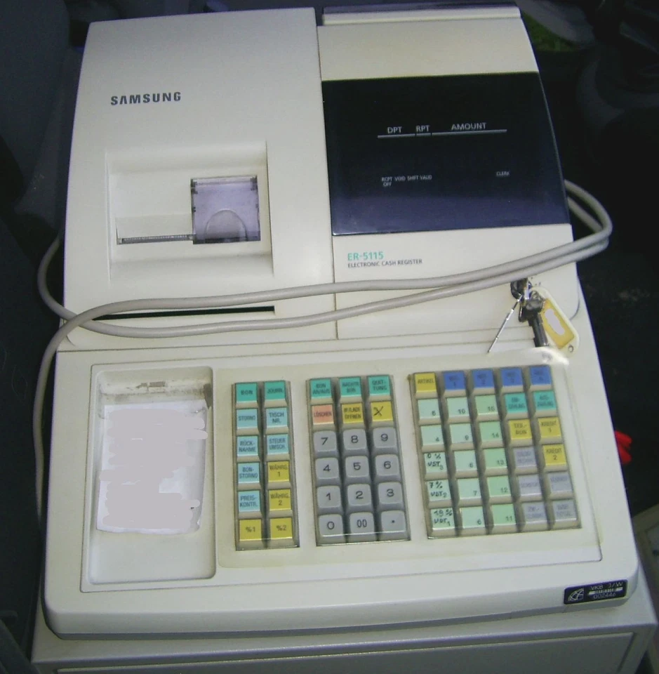 alte Samsung Registrierkasse ER 5115 programmierbar UNGETESTET - Bild 1 von 1