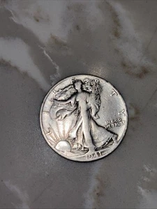 1941 S Walking Liberty Silver Half Dollar - Picture 1 of 13