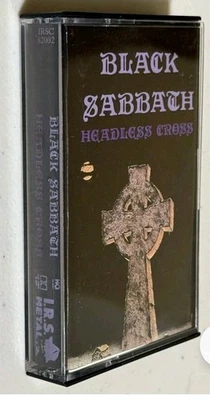 Black Sabbath Headless Cross Cassette Tape Original 1989 I.R.S Metal Hard Rock - Image 1 of 4