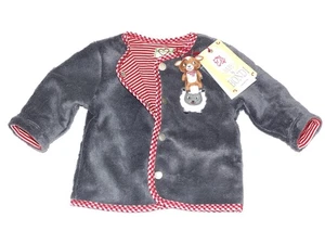 Bondi Bergliebe Kuschel Jacke Teddyfell Jungen Tracht Schaf Grau Gr. 86 - Bild 1 von 5