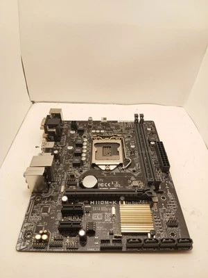ASUS H110M-K LGA 1151 Intel H110 SATA 6Gb/s USB 3.0 Micro ATX Intel Motherboard - Image 1 of 4