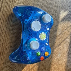 Controlador Rock Candy con cable Xbox 360 transparente Blueberry Boom azul 037-010 - Imagen 1 de 9