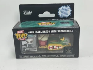Moto de nieve Jack Skellington, Funko Bitty Pop Rides, Pesadilla antes de Navidad - Imagen 1 de 8