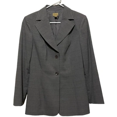 Women's Caslon Double Button Grey Blazer - Image 1 of 4