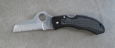 Spyderco C26 Knife w/EMT, 1990's Rare. - Image 1 of 4