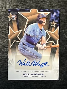 WILL WAGNER 2025 Topps Series 1 Baseball Stars Gold Auto 47/50 RC - Picture 1 of 2