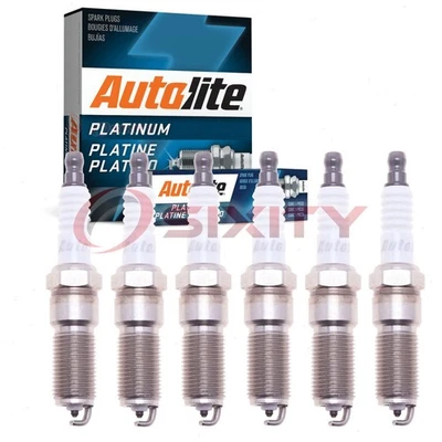6 bujías Autolite Platinum para Cadillac STS 2005-2011 3,6 L V6 ro Foto 1 de 4