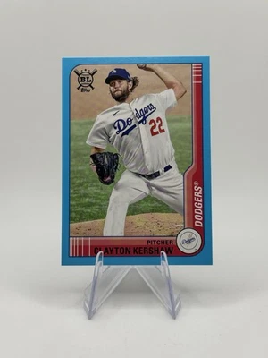 2021 Topps Big League - Veterans & Rookies Clayton Kershaw #37 Electric Blue - Image 1 of 2