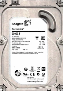 ST2000DM001 P/N: 9YN164-306 F/W: CC4H WU W1E1 08/2012 Seagate 2TB - Picture 1 of 2