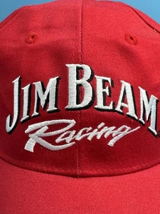 Robby Gordon Jim Beam Racing Mütze Kappe rot weiß Strapback verstellbar Drink Smart - Bild 1 von 9