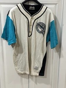 Mirage Mens Florida Marlins Short Sleeve Jersey T Shirt Sz XXL Embroidered - Picture 1 of 11