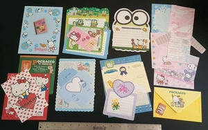 Lot Sanrio Stationery Memo Paper 26 Sheets Mix Some Vintage Stickers Deary Lou - Picture 1 of 15