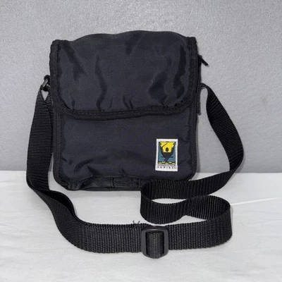 Vintage Compact CD Player Case Waist Fanny Pack Conductor Series Black Nylon - Image 1 of 4