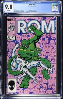 ROM #67 - CGC 9.8 - Key Issue Marvel Comics 1985 Extremely Low Census Count - Image 1 of 4