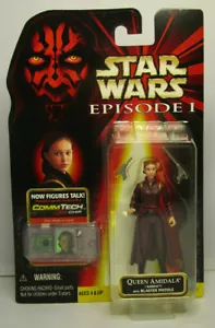 Figurina Star Wars Queen Amidala Naboo 1999 nuova e sigillata MOC - MINACCIA FANTASMA - Foto 1 di 3