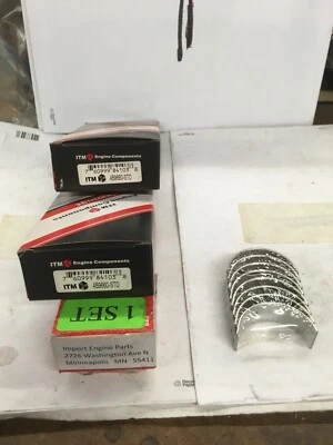 Fits NISSAN ALTIMA QR25DE 2.5 2002-2009 Rod Bearing Set 4B9660-STD 12111-53F01 - Image 1 of 2