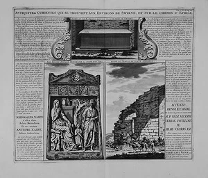 Antique map, Chatelain, Antiquitez curieuses/de Smyrne et sur le chemin d'Ephese - Picture 1 of 1